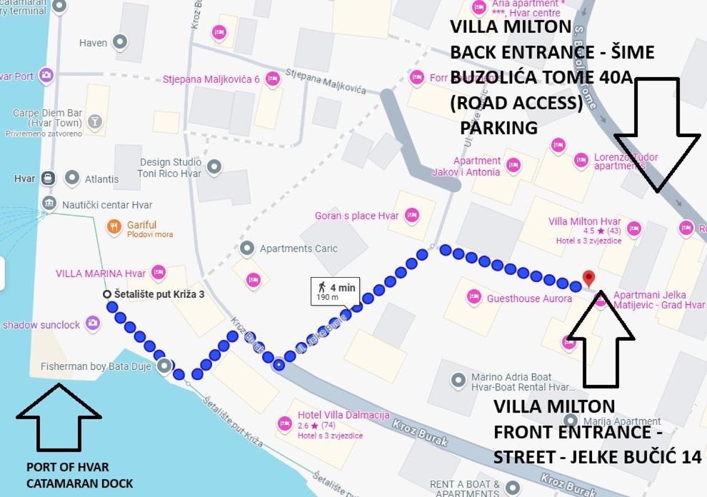 Villa Milton Luxe Hvar Χβαρ Εξωτερικό φωτογραφία